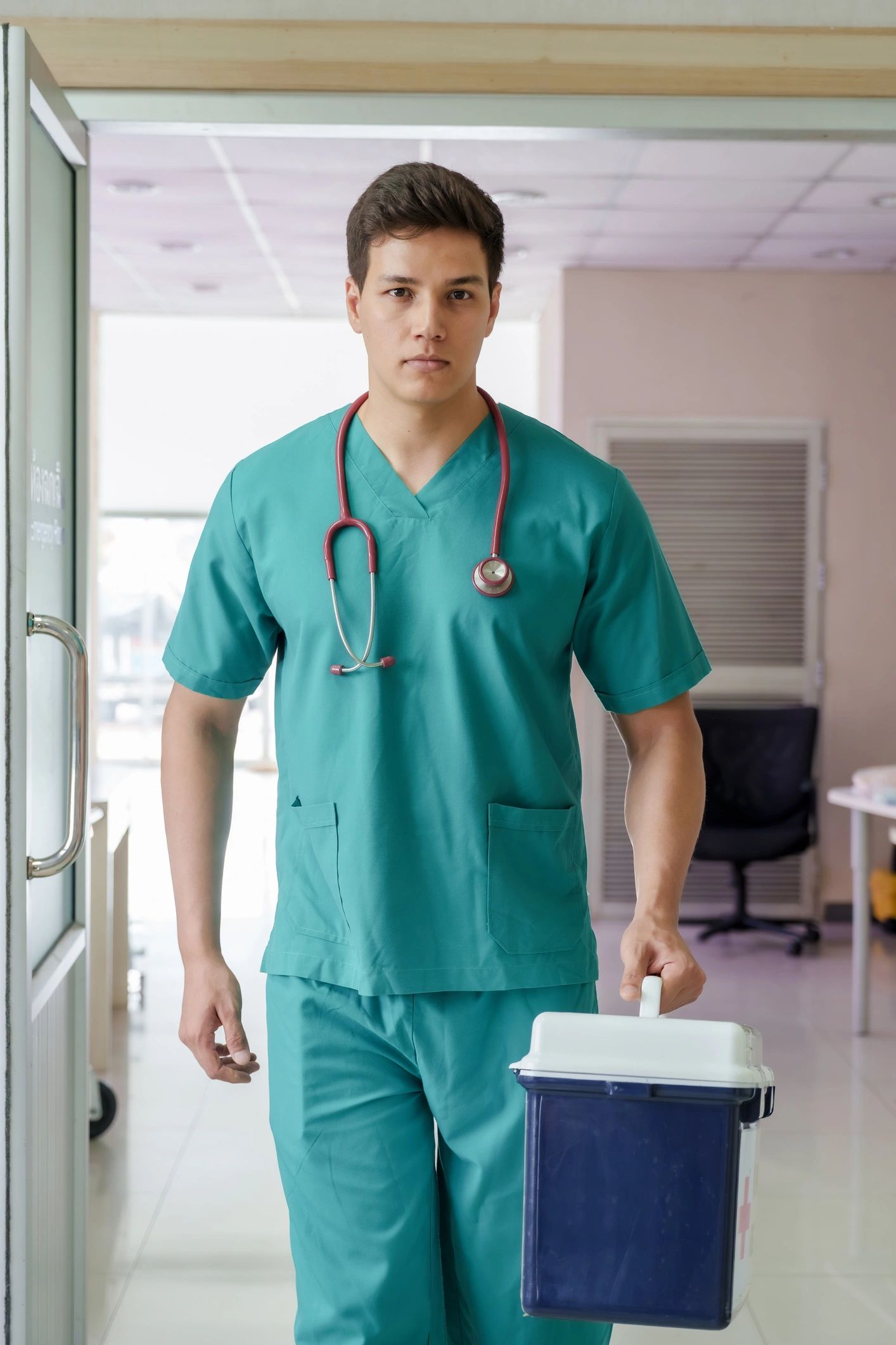 Male nurse portrait