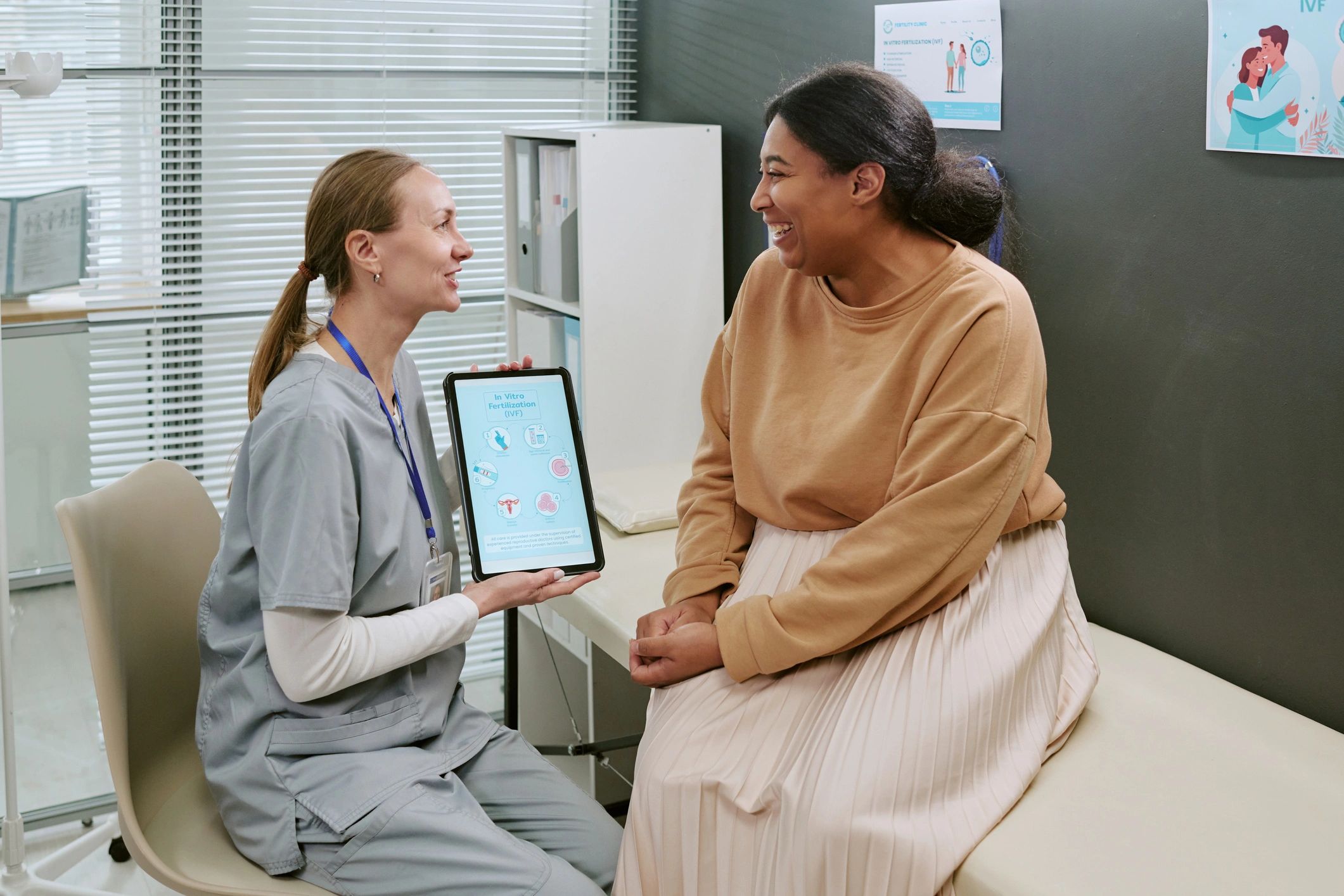 Healthcare consultation between professional and patient